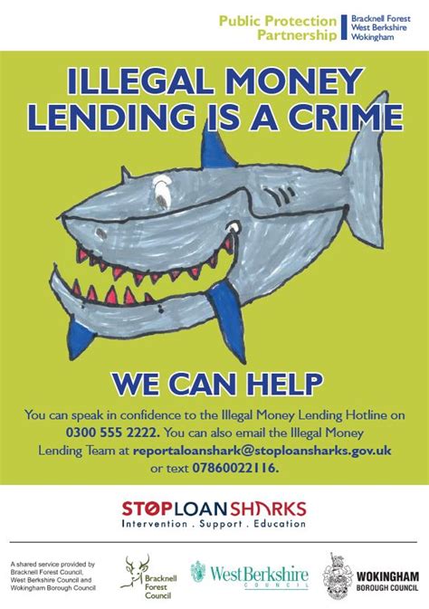 Ppp Raising Awareness Of Illegal Money Lenders With Loan Sharks Poster Ppp