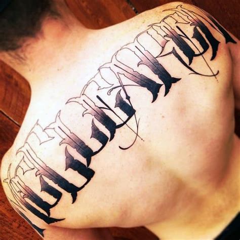 Hernandez Tattoo Lettering Old English Tattoos Gallery