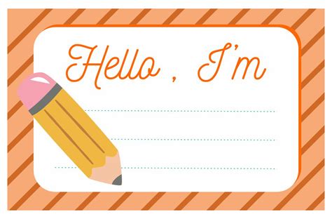 There are a variety of different printables that can help your kiddos work on other things involving their name such as how many letters and writing without the dotted lines. 9 Best Images of Printable Name Badge Designs - Name ...