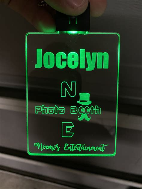Led Rechargeable Name Badge Custom Led Booth Signs
