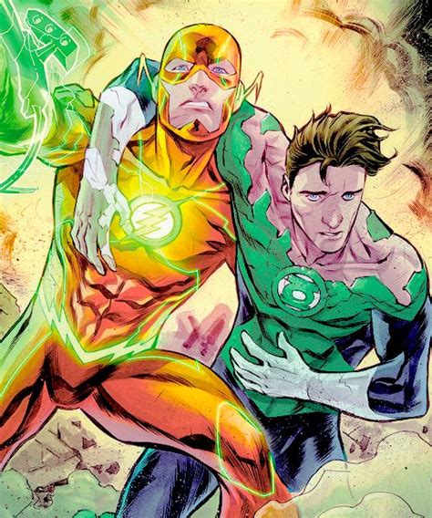 Dcu Hal Jordan X Barry Allen Halbarry Desenho Casal Quadrinhos Arte
