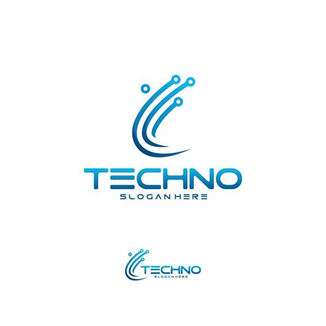 Technology Logo Designs Concept Simple Tech Wire Logo Template Vector Art At Vecteezy