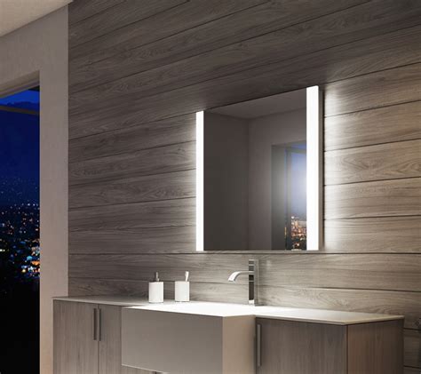 Double Edge Lit Bathroom Mirrors Illuminated Mirrors