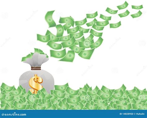 Clipart Money Flying Away