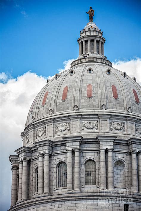 Missouri State Capitol Building Dome Photograph By Leslie