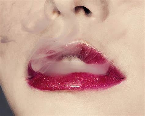 Smoke Spitting Red Lips Picture And Hd Photos Free Download On Lovepik