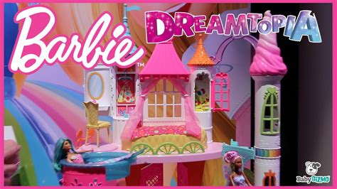 Barbie Dreamtopia Sweetville Castle Dreamhouse Toy Unboxing Youtube