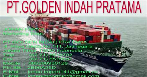 I.e.to import international goods within your country or the export local. JASA EXPORT IMPORT MURAH DAN TERPECAYA