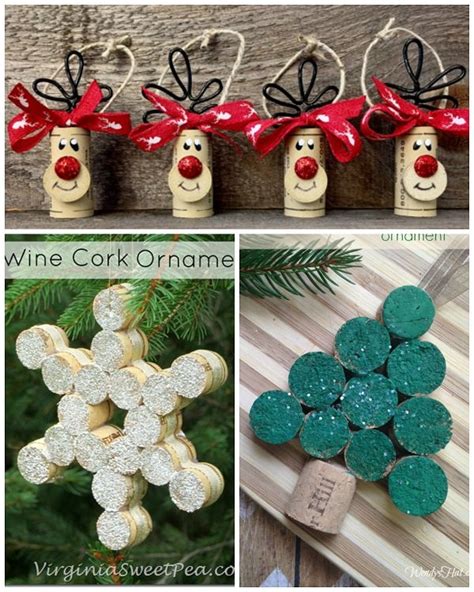 easy diy wine corks christmas crafts world inside pictures