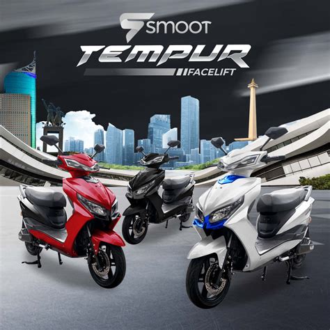 Jual Motor Listrik Smoot Tempur OTR Garansi Resmi Shopee Indonesia