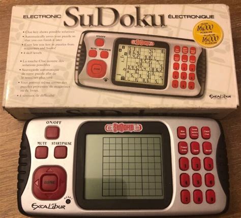 Sudoku Electronic Handheld Game By Excalibur Electronics Nib Ebay