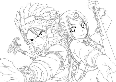 29 Anime Fairy Tail Coloring Pages Parisajocie
