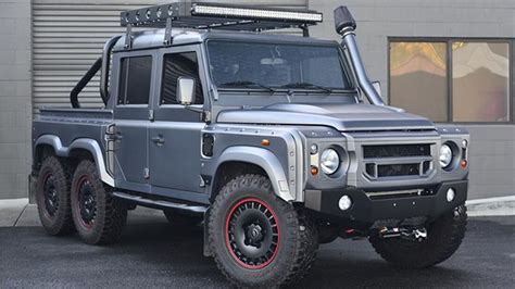 Urban Warrior Land Rover 6x6 Defender Pickup Für 350000 Dollar Auto