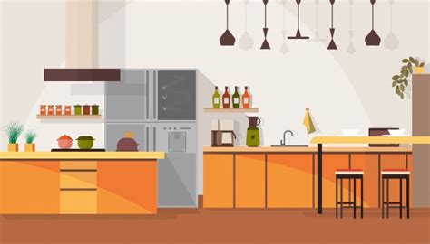 Over 4300+ kitchen vector png images are for totally free download on pngtree.com. Cartoon Kitchen Images | Free Vectors, Stock Photos & PSD