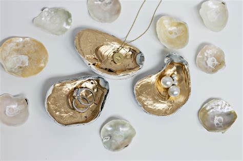 Diy Gilded Oyster Shells Shannon Claire