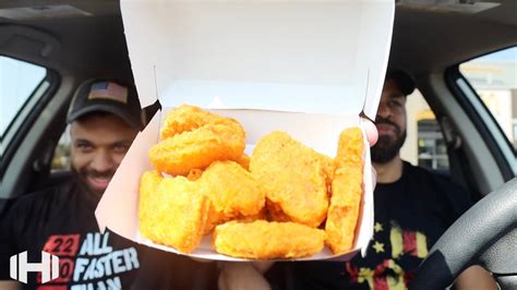David hilston wrote on twitter: Eating McDonalds "Spicy Chicken Nuggets" - YouTube