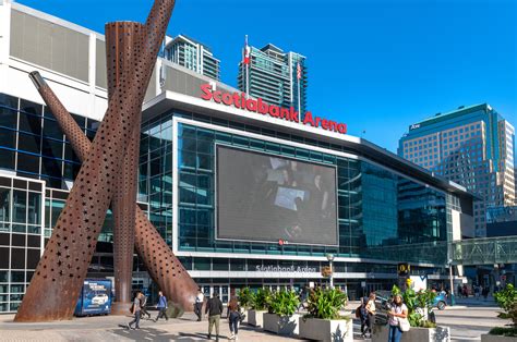 Toronto Canada Scotiabank Arena In The Downtown District Stadium