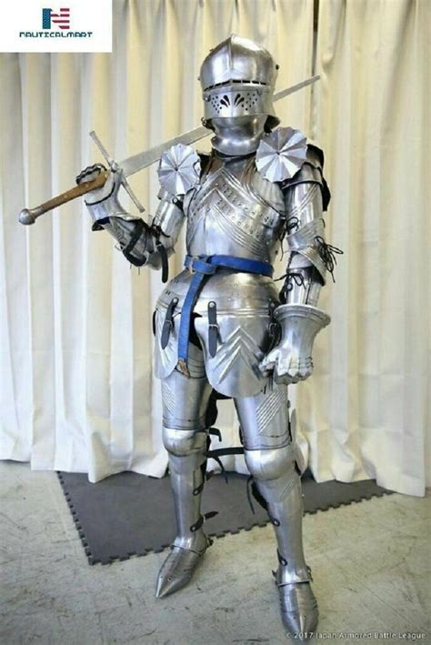 Plate Armour Medieval Knight Wearable Full Suit Of Armor Larp Costume
