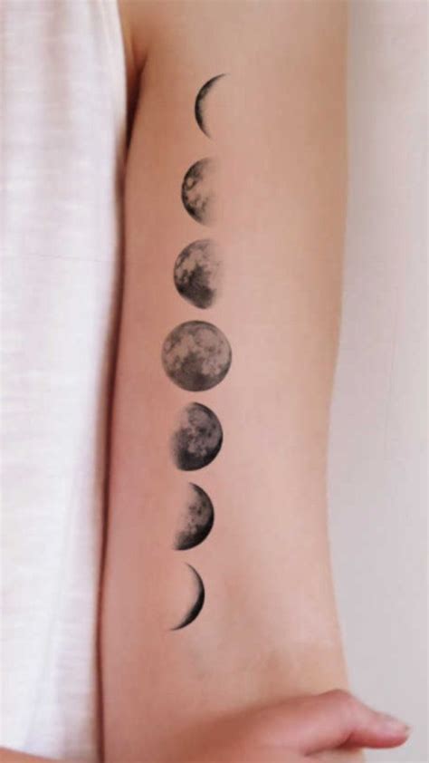 Fases De La Luna Tattoo Espalda IMAGESEE
