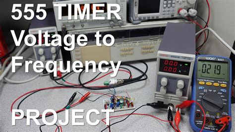 Make A Voltage To Frequency Converter With A 555 Timer Vfc Youtube