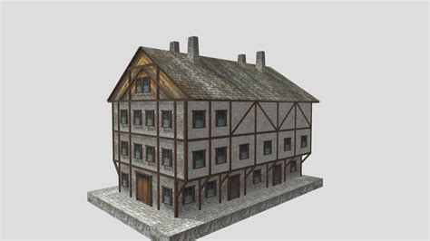Tudor Market Inn Download Free 3d Model By Novusod Eb33d24 Sketchfab