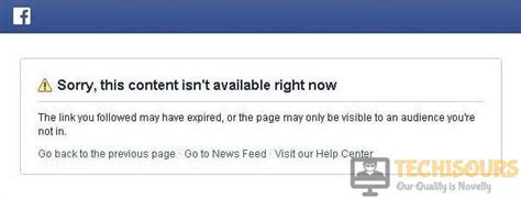 Facebook This Content Isnt Available Right Now Fixed Completely