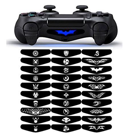 30pcslot Led Light Bar Cover Decal Skin Sticker For Playstation 4 Ps4