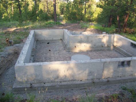 Depending on whether you're building your cabin on a permanent foundation or placing it on concrete blocks or stone pillars will have a large impact on how much you will spend to build your own cabin. Foundation. Can't go down 4ft! - Small Cabin Forum