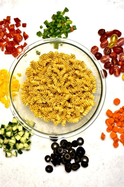 Rainbow Pasta Salad Gypsyplate