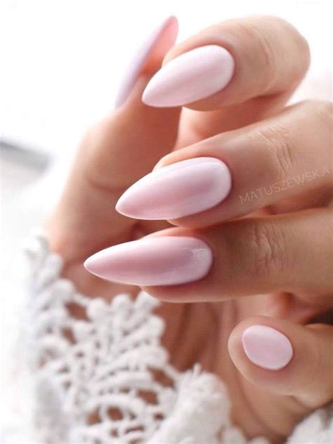 Pink Ombre Nails Almond Shape Pic Cahoots