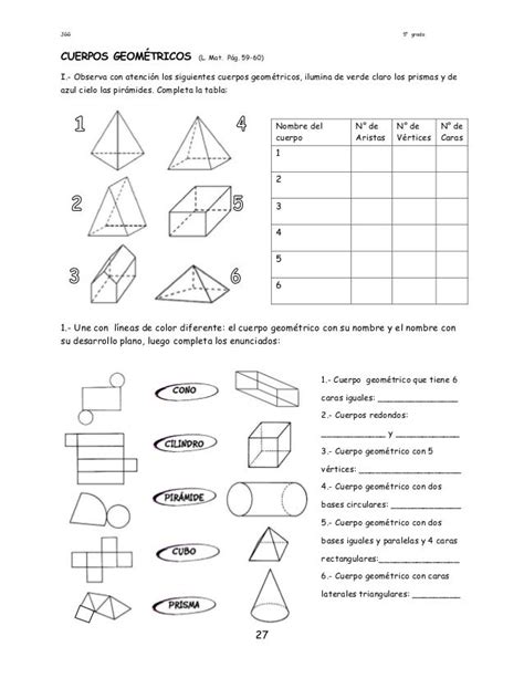 Que Son Las Figuras Geometricas Para Niños De Tercer Grado Niños
