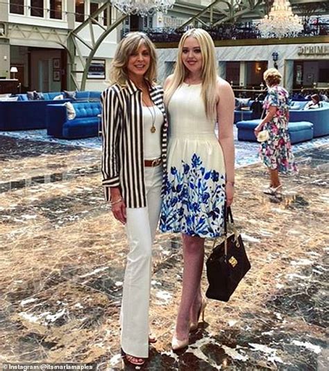 marla maples and tiffany trump reunite in washington dc daily mail online