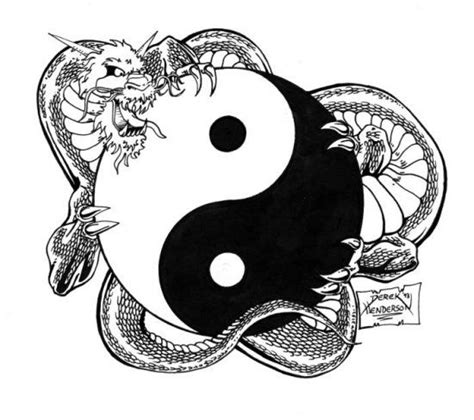 Yin Yang Dragon Yin Yang Tattoos Small Dragon Tattoos Celtic Dragon