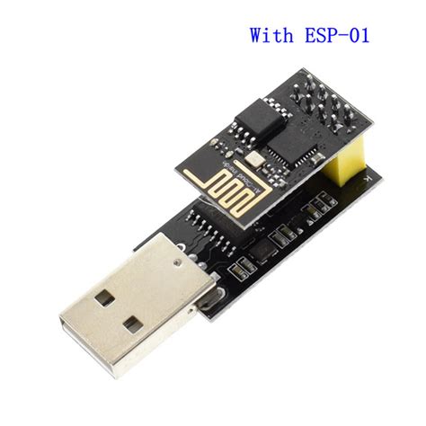 Esp01 Programmer Adapter Uart Gpio0 Esp 01 Adaptater Esp8266 Ch340g Usb