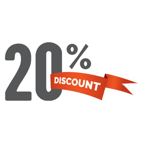 20 Percent Discount Sale Tag Transparent Png And Svg Vector