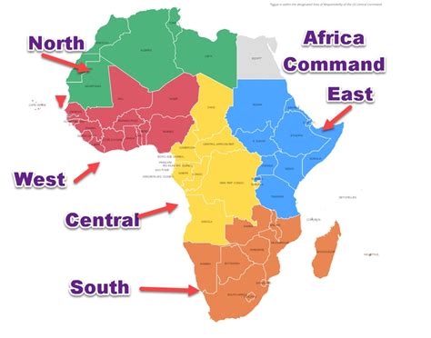 It is the world's 2nd largest and 2nd most populous continent. Africom Map