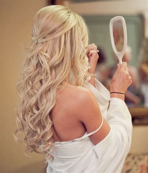 Half up half downhalf up half down hairstyles will never go out of sty. 16 Overwhelming Half Up Half Down Wedding Hairstyles ...