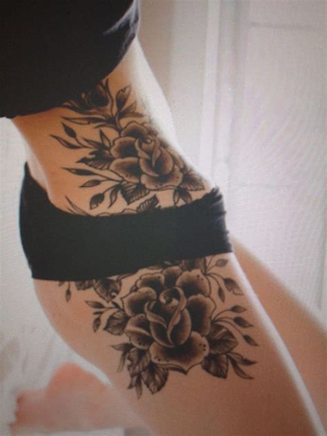 Hip Flower Tattoo Tattoo Loves Pinterest