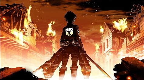 Eren Jeager Shingeki No Kyojin Anime Fondo De Pantalla Hd