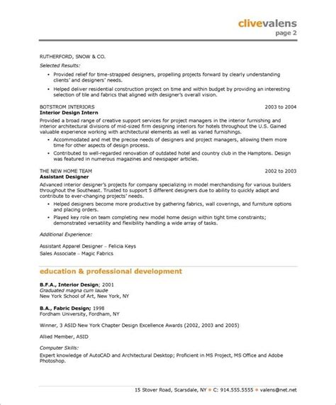 To create an excellent graphic designer resume, you can use online resume. Free Interior Design Resume Templates | Interior Designer ...