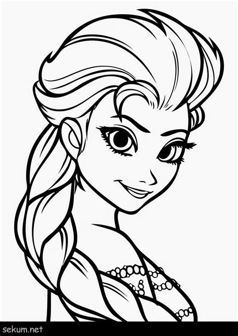 Desenhos De Elsa Frozen Para Colorir