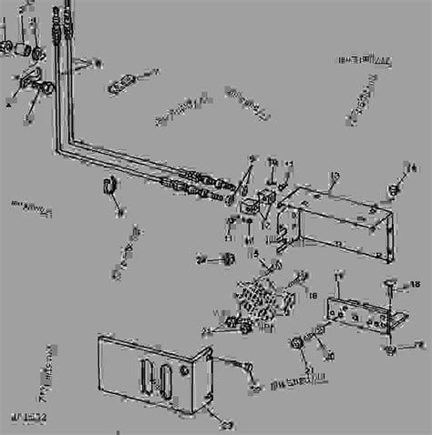 Loader Valve Mounting Parts Loader Farm John Deere 175 Loader