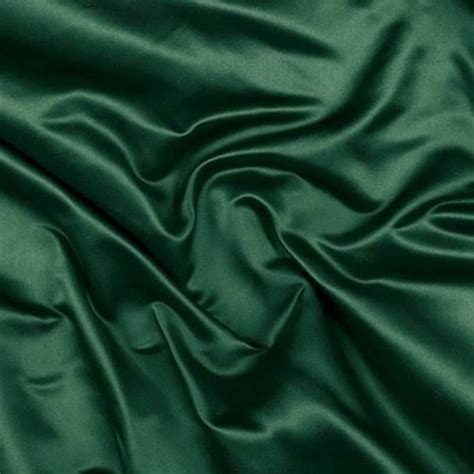 Emerald Green Silk Duchess Satin Fabric By The Yard Etsy