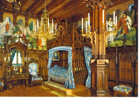 King Ludwigs Castle Neuschwanstein Royal Bedroom I Loved This Bed