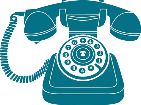 Clipart Telephone Blue Clipart Telephone Blue Transparent Free For