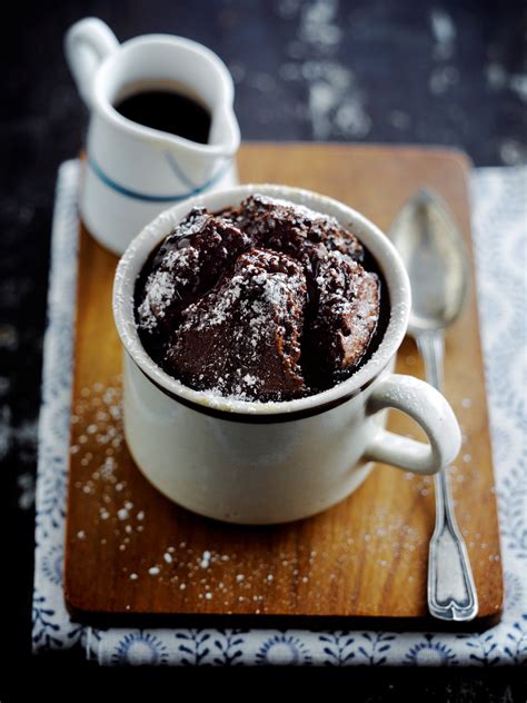 Mug cake chocolat café recette facile 2 étapes 20 min Régal