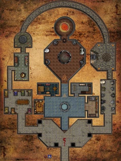 Battlemaps Dungeon Maps Fantasy Map Pathfinder Maps