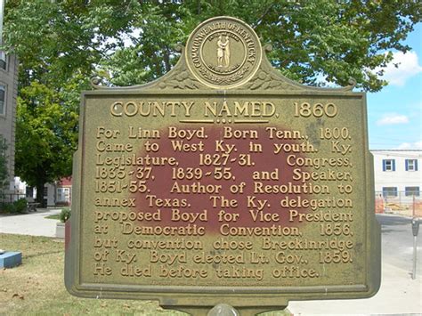 Boyd County Historic Marker Located On The Courthouse Lawn Flickr