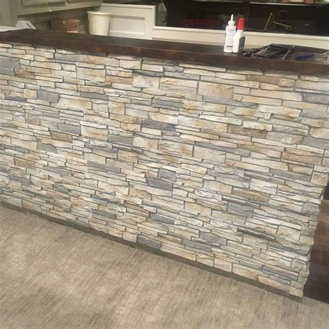 How To Build Your Basement Faux Stone Walls Stacked Stone Walls