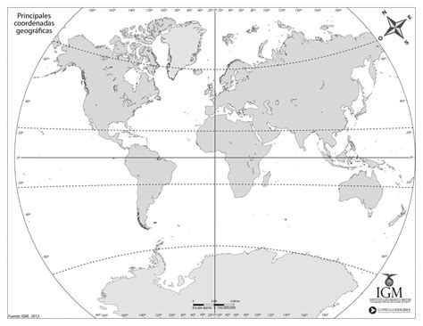 Mapa Mundi Con Paralelos Y Meridianos World Map Color